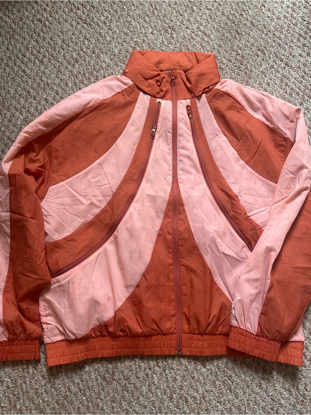 Puma x KidSuper Men’s Two-Tone Pink & Rust Bomber Jacket